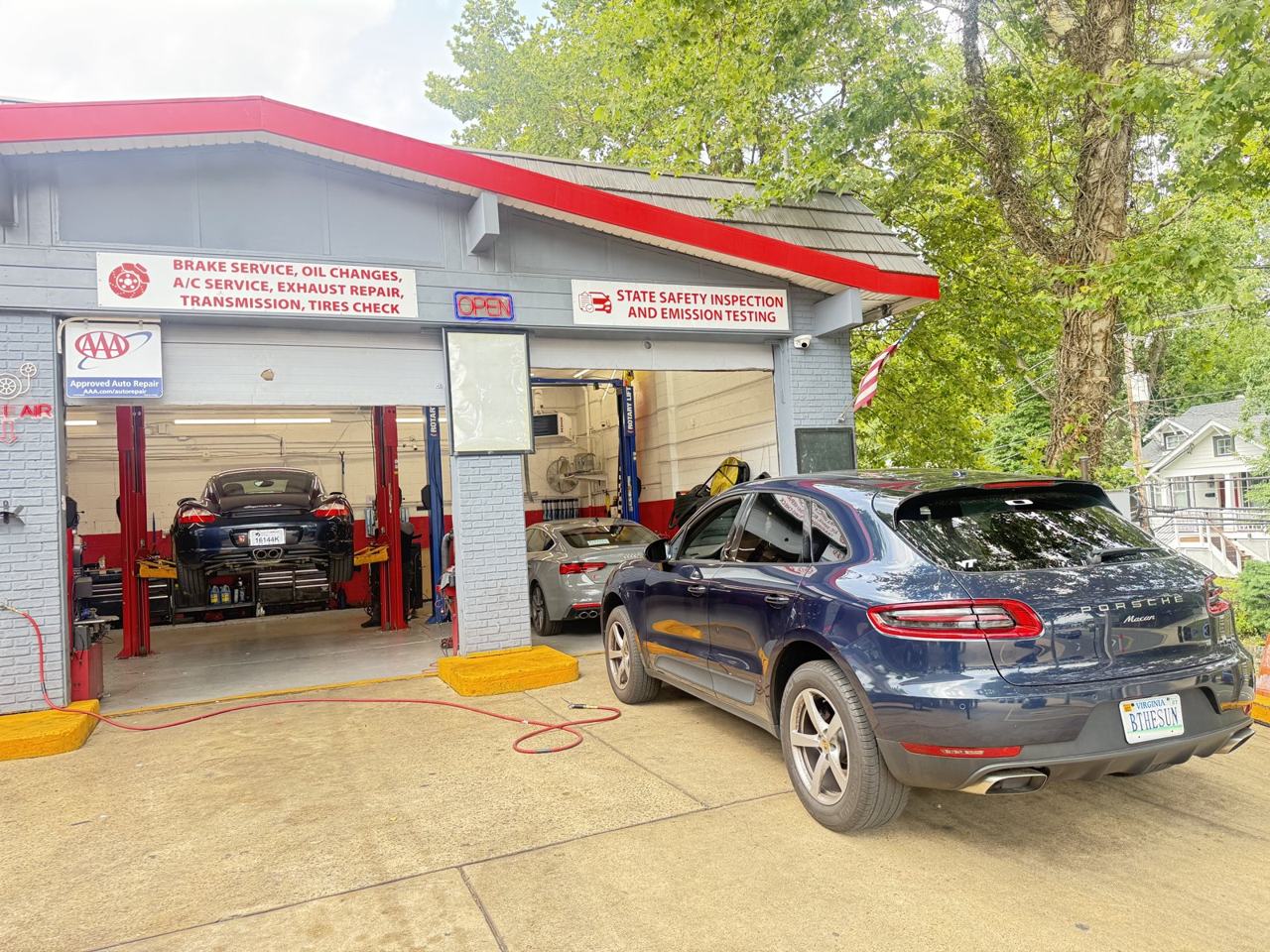 Our Arlington Service Bays, Tab Motors Auto Repair | Exxon